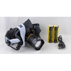 Фонарь головной HT-251-GT100 (1 ярк., 2 акк.+ microUSB) zoom ??