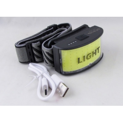 Фонарь головной HT-172A (1 больш. бел./ красн., встроен. аккум.. шнур TYPE-C)