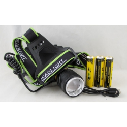 Фонарь головной HT-158-TG (1 ярк.,3 акк.+ шнур microUSB) zoom ??