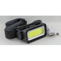 Фонарь головной YT-1930 (1 больш., мигалка красн., аккум., шнур TYPE-C)