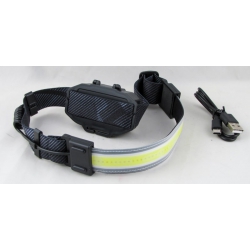 Фонарь головной HT-115 (1 больш., мигалка, аккум., шнур TYPE-C)