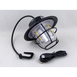 Фонарь для кемпинга YD-1998 (3 бел.+ 3 желт., шнур TYPE-C) 3 режима подвесной