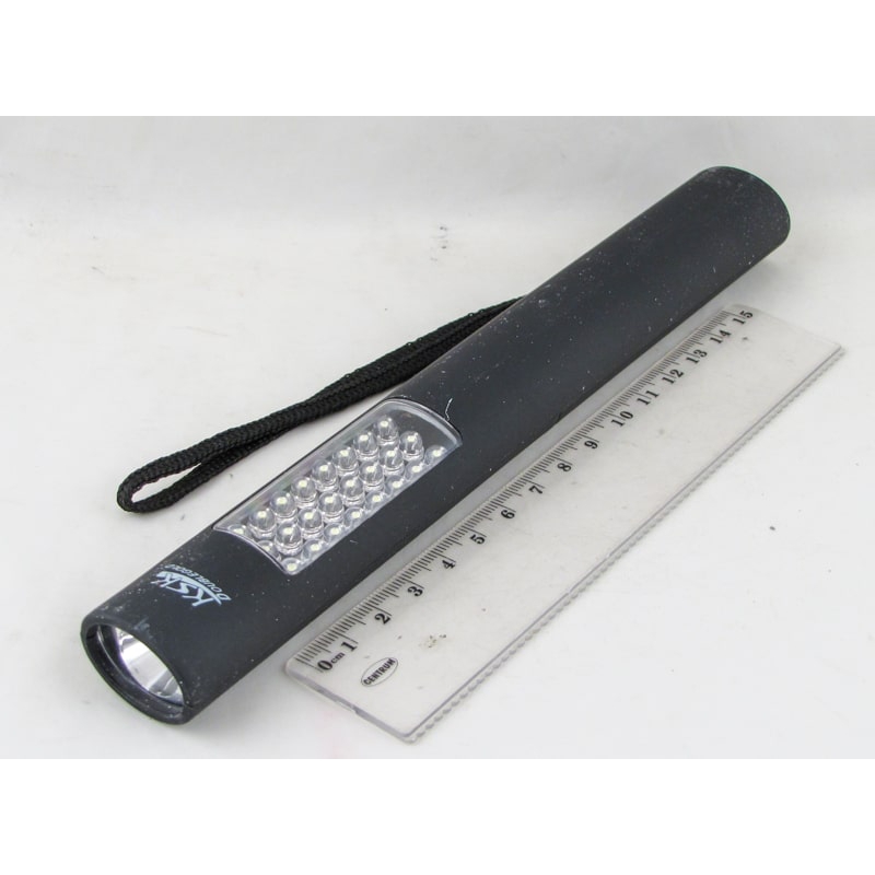 Фонарь светодиодный (24+1ярк. 2AАA) №8212