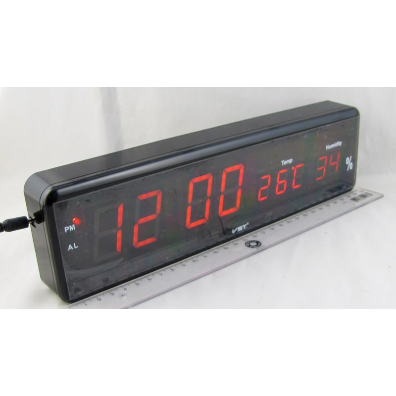 Часы-будильник электронные VST-805S-1 (крас. циф.)
