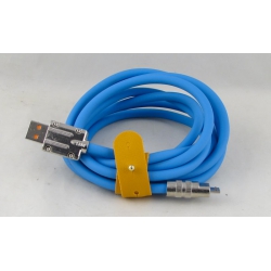 Кабель SAMSUNG 2м R-120A-V8 6A 120W Ø6mm силиконовый синий с застежкой