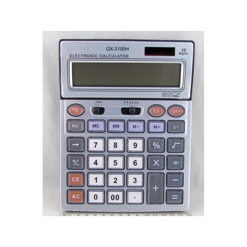 Калькулятор 3100 (GX-3100H) 12 разр. больш. экран