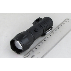 Фонарь светодиодный с зажигалкой OTS-221 (1 мощ., акк.+  шнур microUSB) zoom