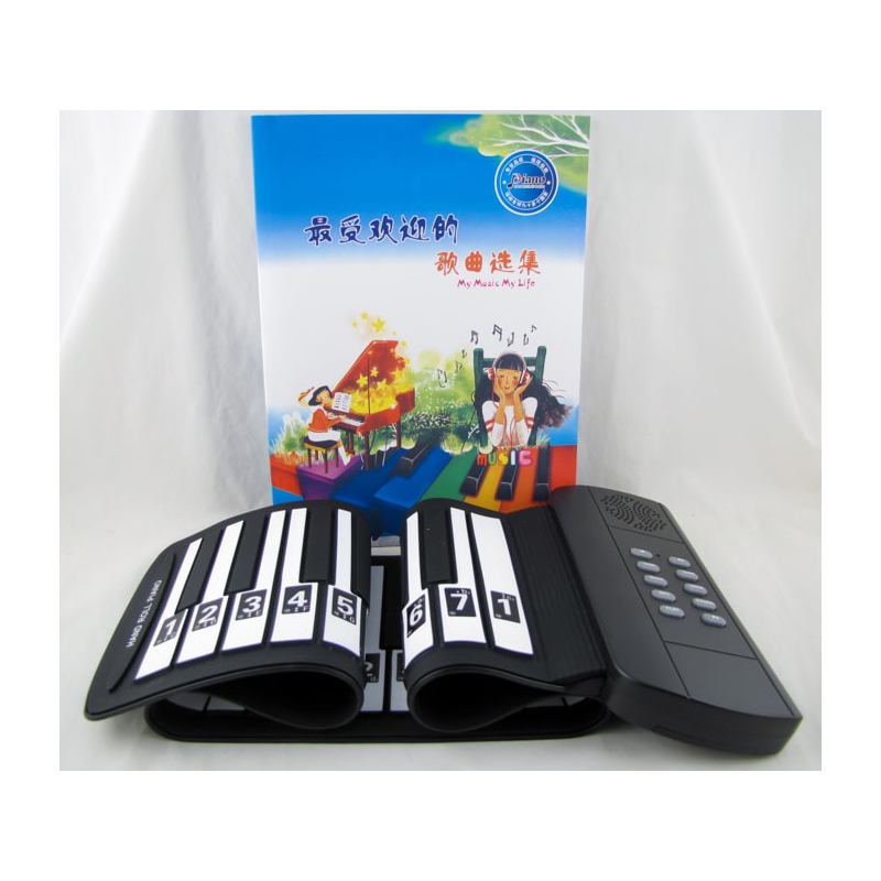 Пианино электронное гнущееся 49 клавиша PR-49 с нотами