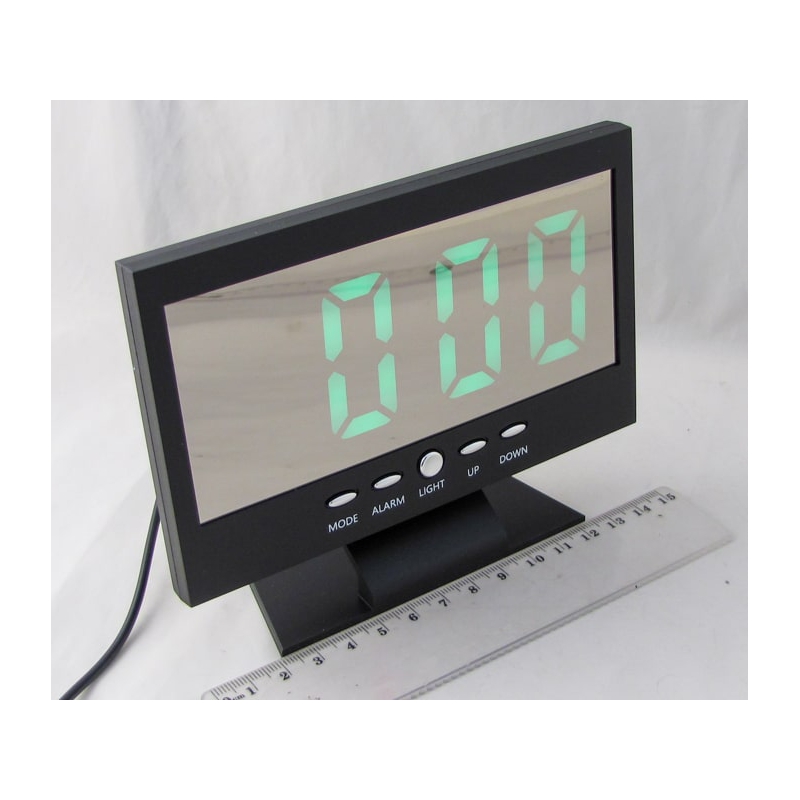 Часы-будильник электронные DS-8082 (зеленые цифры)