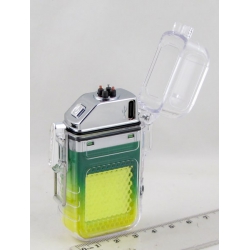 Фонарь с зажигалкой OTS-170 (1 больш., шнур TYPE-C) 2 реж. с индикатором