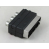 Переходник SCART - 3xRCA без переключателя