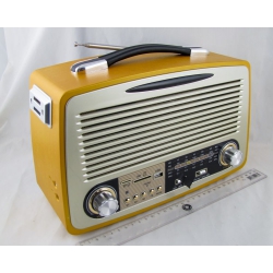 Радиоприёмник M-D1700BT 3 band (FM/AM/SW) USB, SD, Bluetooth ретро сетев./4R20