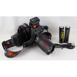 Фонарь головной RE-015-TG (1 ярк.+ 2акк.+ шнур TYPE-C) zoom