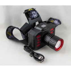Фонарь головной RE-F016-TG (1 ярк., встроен. акк.+ шнур TYPE-C) zoom