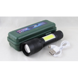 Фонарь светодиодный RE-561-P50 (1 мощ.+ 1 больш., акк, шнур microUSB) zoom