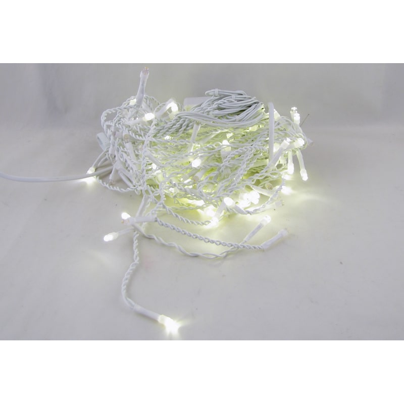 Гирлянда 240-72 светодиод. (шторки-бахрома) теплые белые