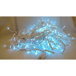 Гирлянда 1500L 20*0,6м (шторки-бахрома) W4-20 уличные белые толстый шнур