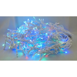 Гирлянда 1500L 20*0,6м (шторки-бахрома) W4-20 уличные разноцветные толстый шнур