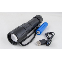 Фонарь светодиодный RE-607-TG (1 мощ., акк, шнур TYPE-C) zoom