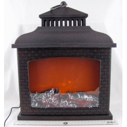 Камин декоративный с эффектом пламени ZP-10 (шнур USB-5,5*2,5) 37см