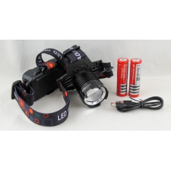 Фонарь налобный RE-980-TG (1 ярк., 2 акк., шнур TYPE-C) zoom