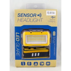 Фонарь налобный W-6104A (32 бел.+ 32 желт., встроен. аккум., шнур TYPE-C) ??