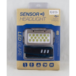 Фонарь налобный W-6105A (17 диодов бел.+ желт., встроен. аккум., шнур TYPE-C) ??