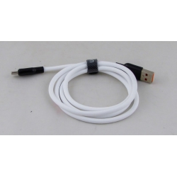 Кабель TYPE-C 1м RC-12-TC силиконовый белый