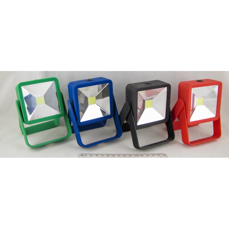 Фонарь светодиодный YB-2001 (1 больш. ламп, 4AAА) с магнитом, на подставке