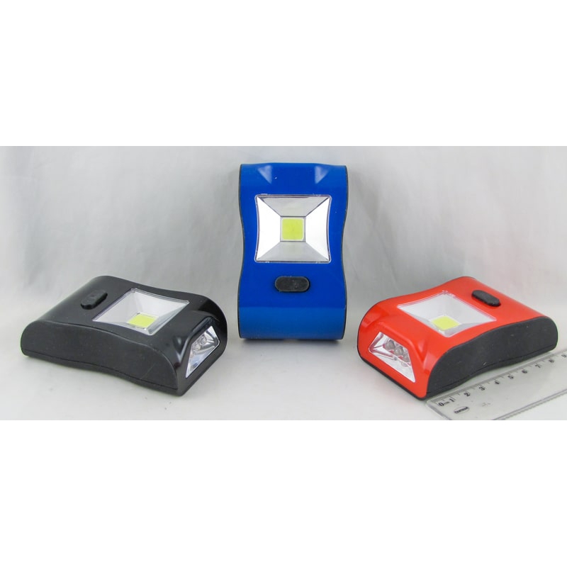 Фонарь светодиодный YB-22 (1 больш., 3 ярк., 3AА) с магнитом, подвесной