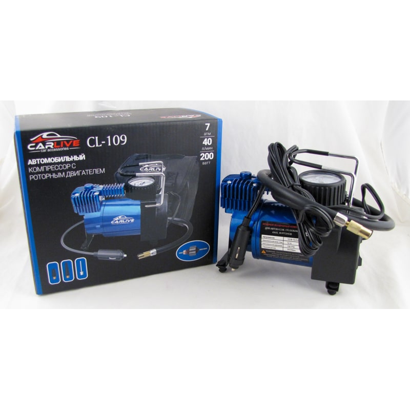 Компрессор автомобильный CL-109 Carlive