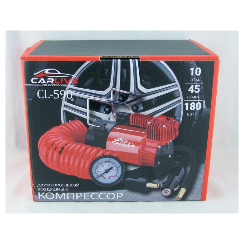 Компрессор автомобильный CL-50 10 Атм. 50л/мин. Carlive