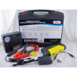 Пуско-зарядное устройство TM-150 (081) 10000 мАч, 2USB, с компрессором, с фонариком