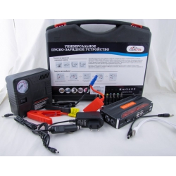 Пуско-зарядное устройство TM-18B (082) 12000 мАч, 12V, 4USB/15V/16V/19V, с компрессором, с фонариком