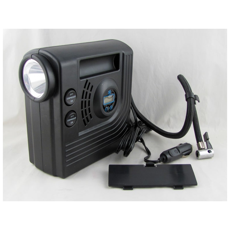 Компрессор автомобильный YM-CP-L2 с фонарем ??