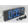 Часы-будильник электронные RE-0707 (синие цифры)