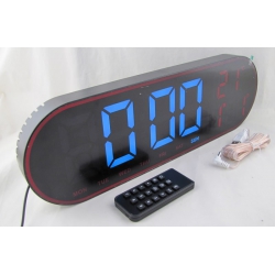 Часы-будильник электронные GH-8021 (красные цифры) с температурой, с датой, с пультом