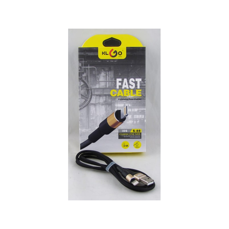 Кабель LIGHTNING 1м S-88 KLGO