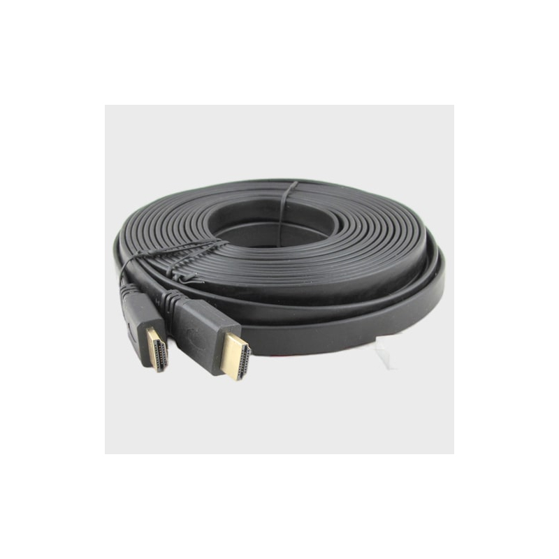 Кабель HDMI-HDMI 10м A4932 плоский