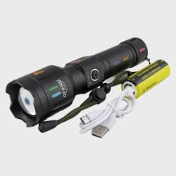 Фонарь светодиодный H-3017-PM30-TG (1 мощ., акк.26650, шнур TYPE-C) zoom