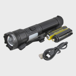 Фонарь светодиодный H-332-PM10-TG (1 мощ., акк,18650, шнур TYPE-C) с магнитом, zoom ??