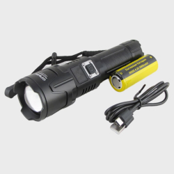 Фонарь светодиодный H-3032-PM30-TG (1 мощ., акк.26650, шнур TYPE-C) zoom
