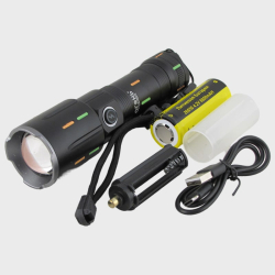 Фонарь светодиодный H-3057-PM30-TG (1 мощ., акк.26650, шнур TYPE-C) zoom