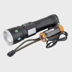 Фонарь светодиодный NGY-YG171-TG (1 мощ.+ 1 больш., акк.26650 + шнур TYPE-C, выход USB) zoom