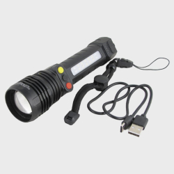 Фонарь светодиодный NGY-D2002-PM20-TG (бел./ красн./ желт., встроен. акк., шнур TYPE-C) с индикат., 