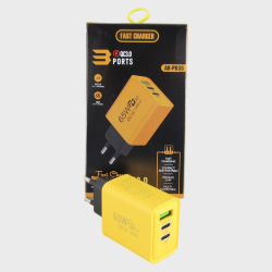 Сетевое зарядное устройство 5V 3A AP-PD05 золот. USB+2PD 3,0 65W быстрая зарядка ??