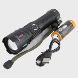 Фонарь светодиодный NGY-D2004 (1 мощ., акк.+ шнур TYPE-C) zoom ??