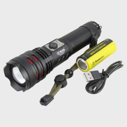 Фонарь светодиодный H-3053-PM10-TG (1 мощ., акк.26650, шнур TYPE-C) zoom