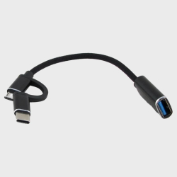 Переходник USB-TYPE-C/microUSB OTG T-55