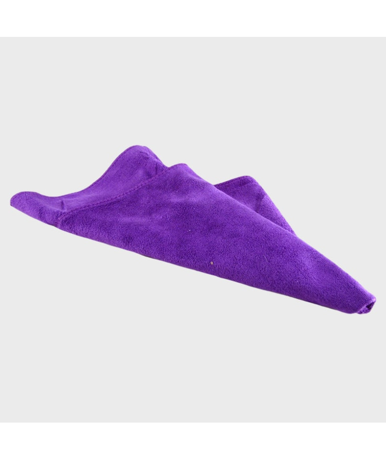 Полотенце для автомобиля из микрофибры 40Х60см фиолетовое